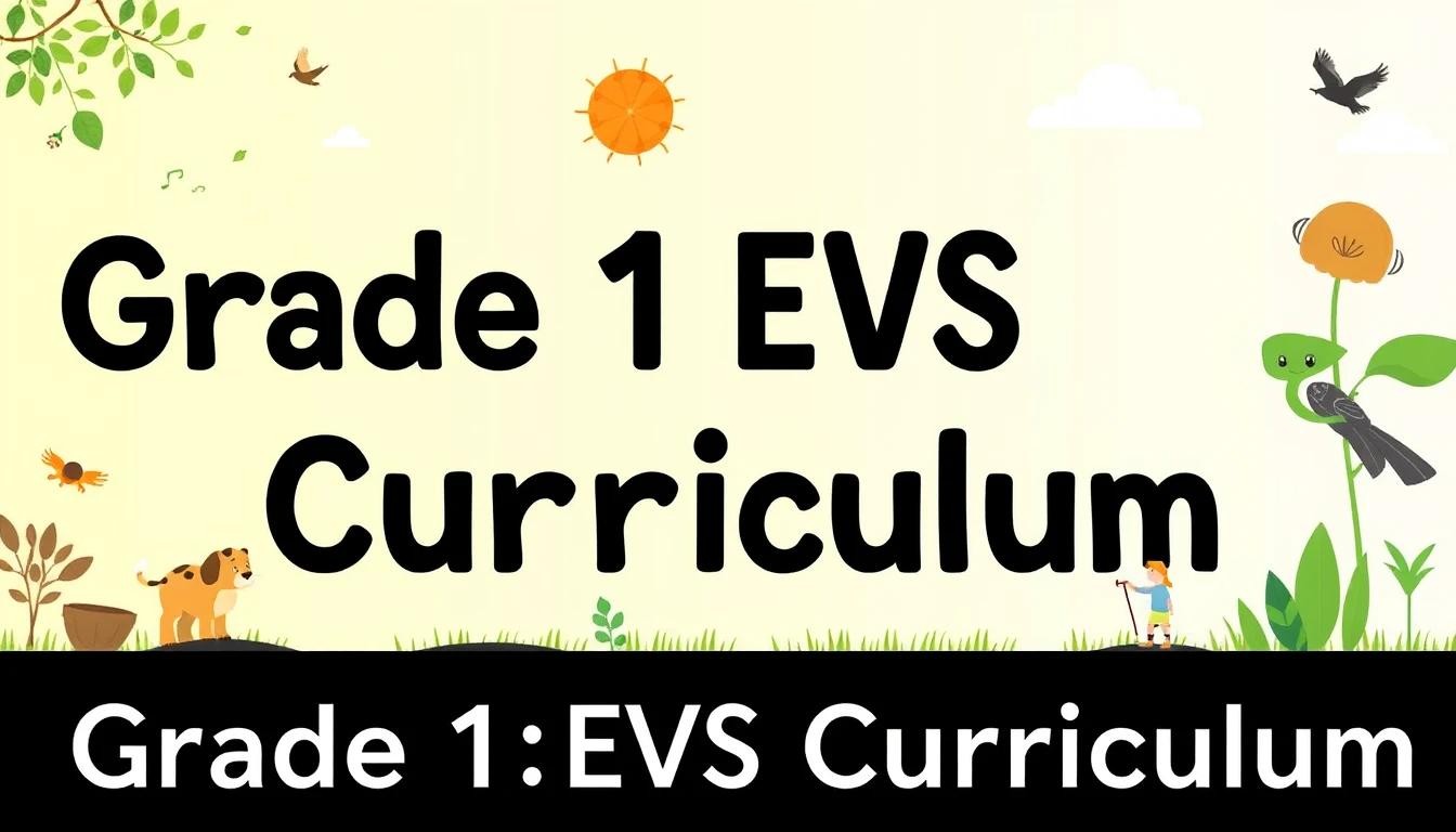 Grade 1 EVS Curriculum