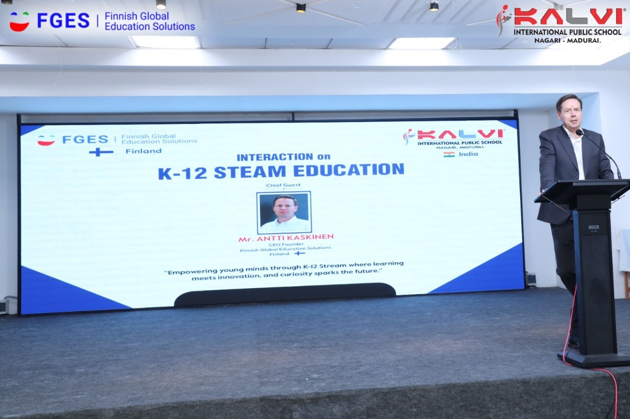 Guest of Honor, Mr. Antti Kaskinen, CEO and Founder of FGES, Finland