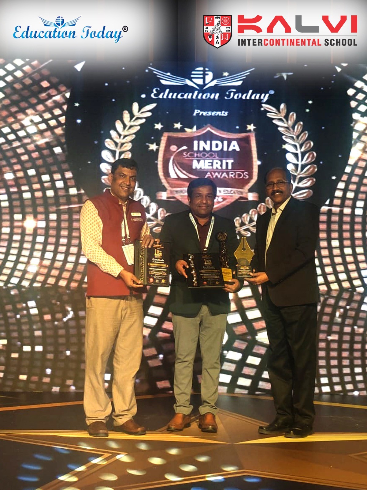 KALVI INTERCONTINENTALSCHOOL,  NAGARI is acknowledged for 'Future Proof Learning!'