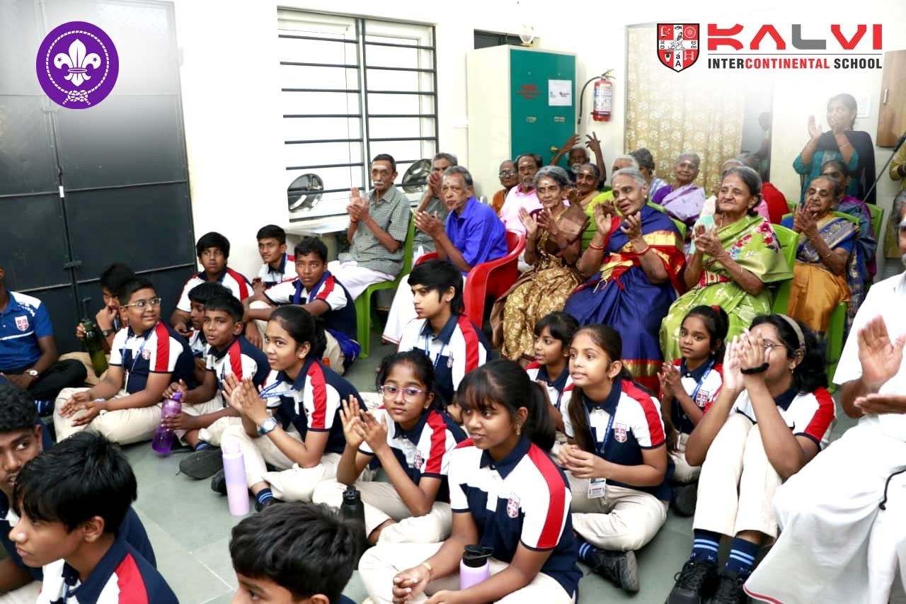 A Day of Compassion and Connection - Kalvians at Adaikalam Old Age Home