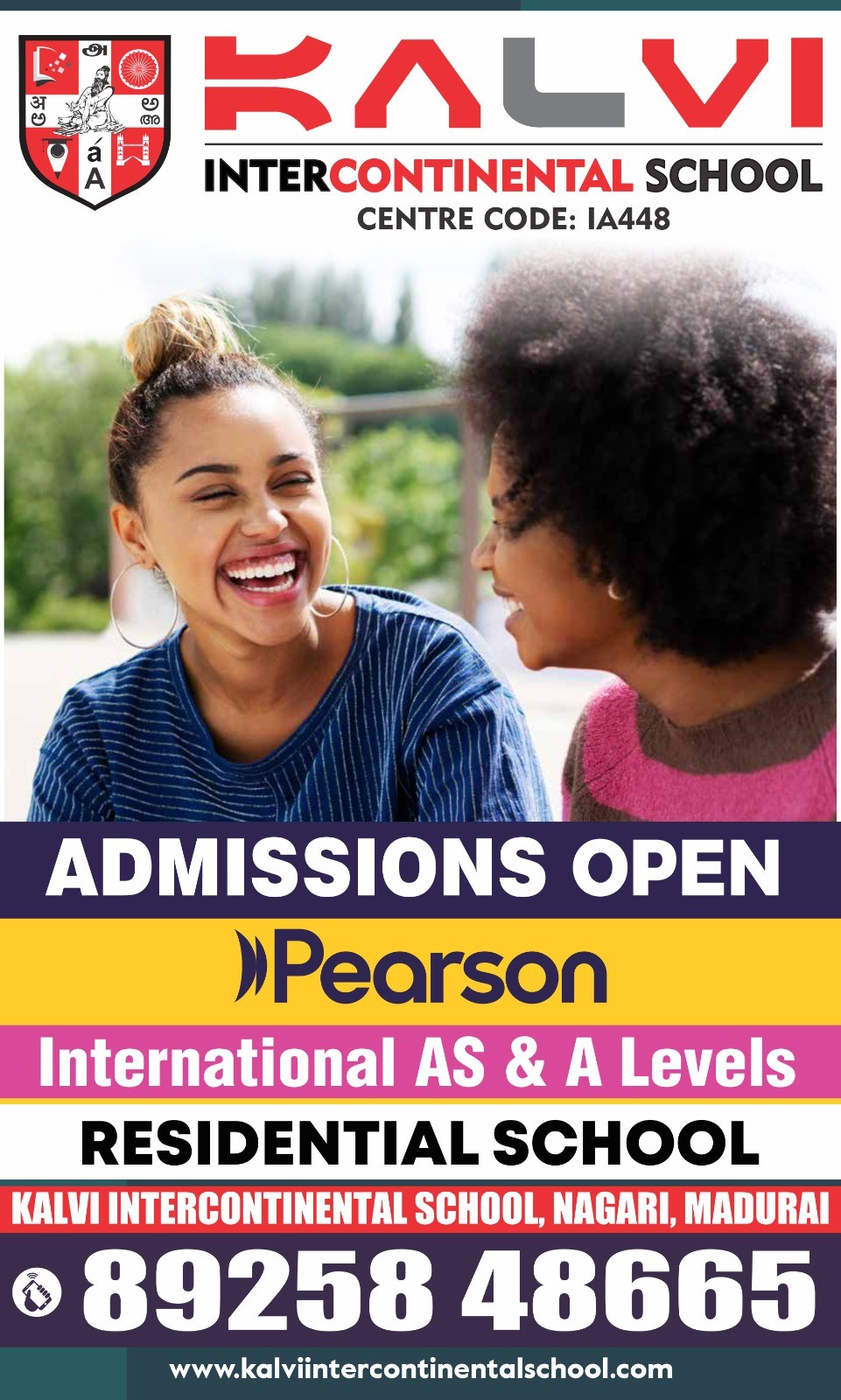 Kalvi Intercontinental School - Admissions Open