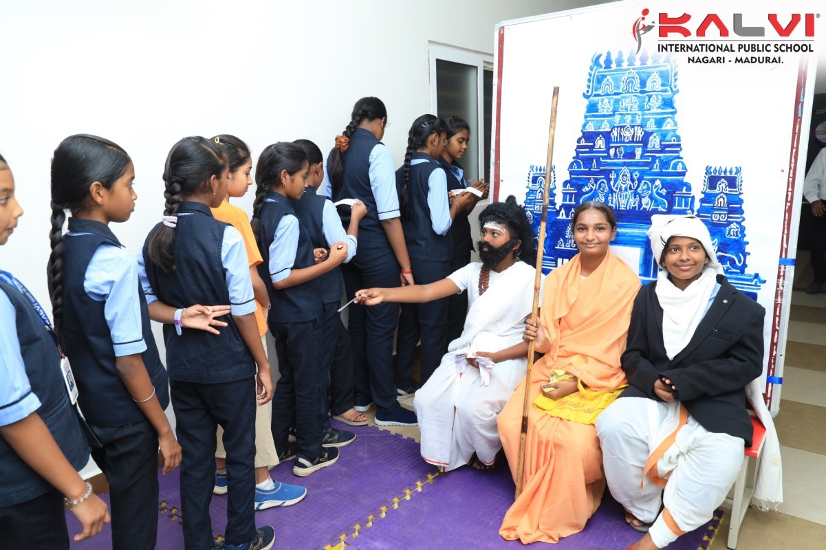 Students engaged in meaningful activities - KIPS, Nagari