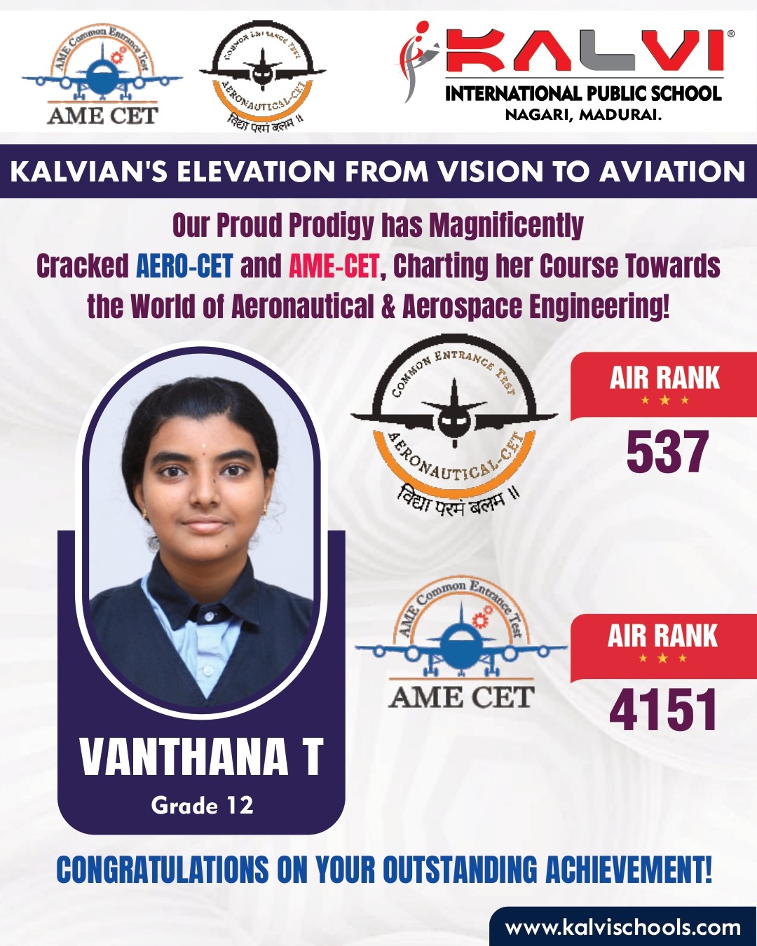 Marking a Milestone of Merit and Mastery! - VITEEE Entrance Exams