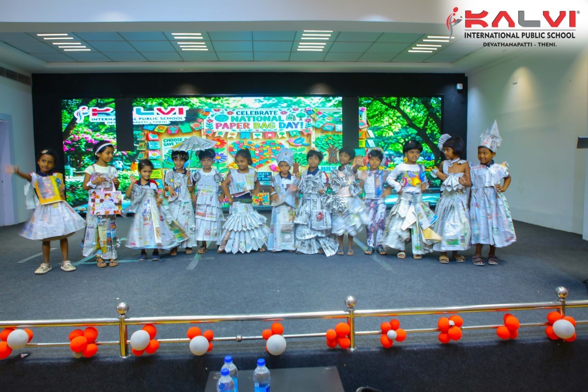 Paper Bag Day - Kalvi International Public school - Theni