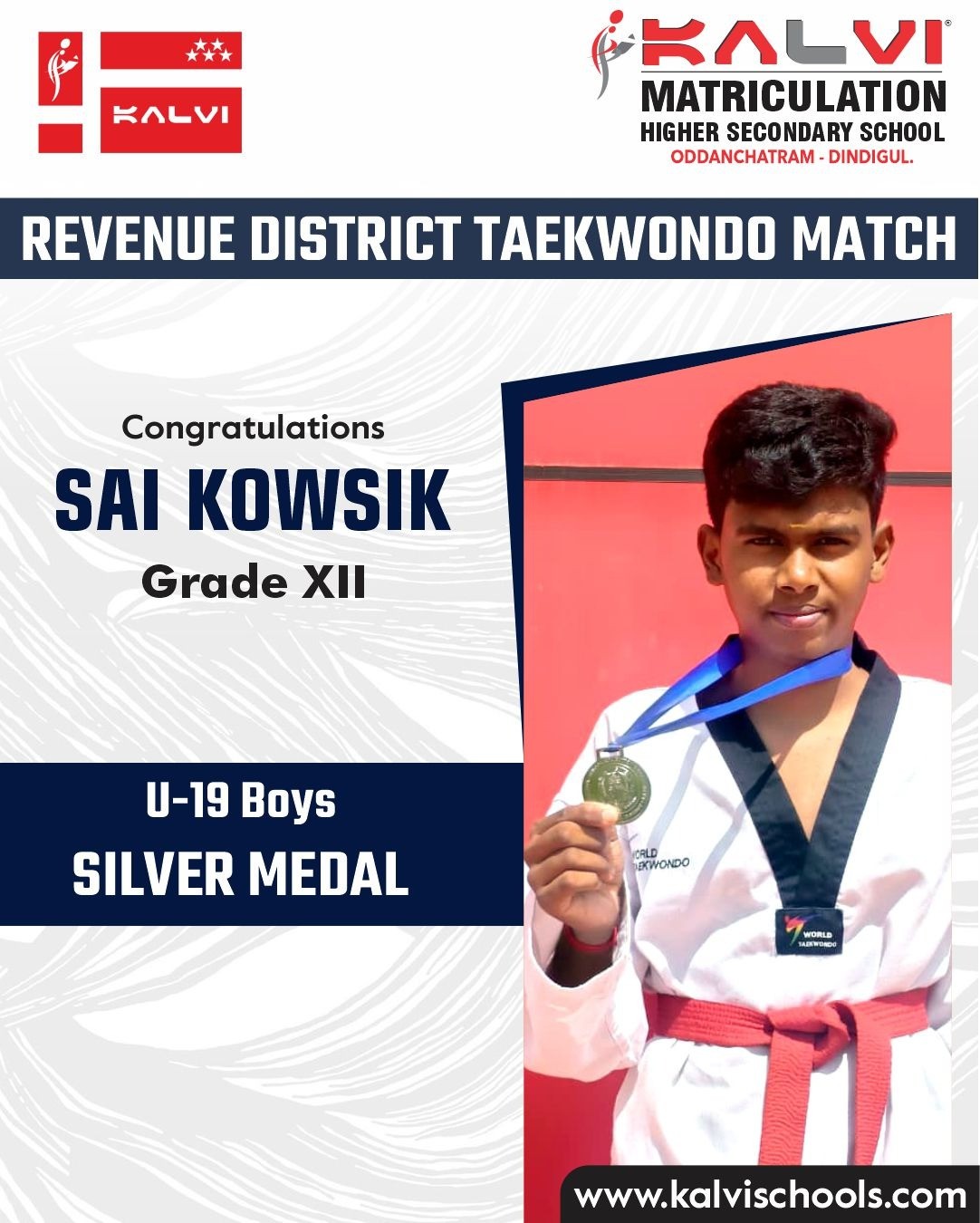 REVENUE DISTRICT TAEKWONDO MATCH - ODC, DINDIGUL